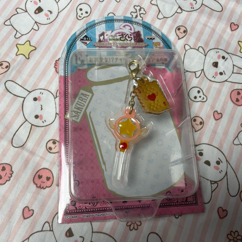 Cardcaptor Sakura In Wonderland Ichiban Kuji Sakura Staff Cookie Charm Strap